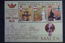 Malta Block 15 Mit 1005-1007 Postfrisch #VP929 - Malta