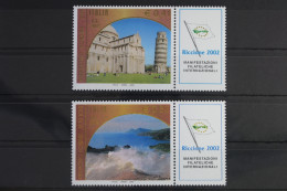 Italien 2860 Zf-2861 Zf Postfrisch Unesco #VS547 - Ohne Zuordnung