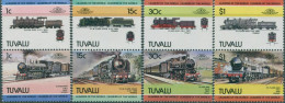 Tuvalu 1984 SG273-280 Locomotives Set MNH - Tuvalu (fr. Elliceinseln)