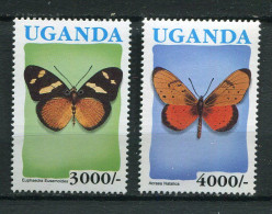 Ouganda ** N° 853/854 - Papillons - Ouganda (1962-...)