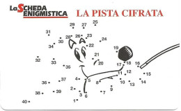 Italy: Telecom Italia - La Scheda Enigmistica, La Pista Cifrata - Openbare Reclame