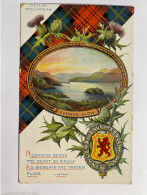 POST CARD EDINBURGH 1912 THE CLAN MACLACHLAN ECUSSON ECOSSE - Other & Unclassified