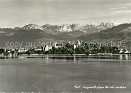 13707725 Rapperswil -Jona SG Blick Ueber Den Zuerichsee Gegen Glarner Alpen  - Autres & Non Classés