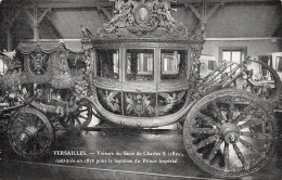 78-VERSAILLES VOITURE DU SACRE DE CHARLES X-N°T5091-A/0225 - Versailles (Château)