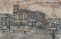 V812 Cartolina Montesarchio Chiesa Dell'annunziata  Scollata  Benevento - Benevento