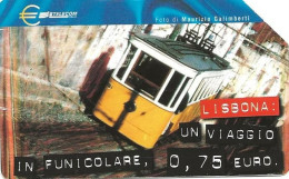 Italy: Telecom Italia - Il Giro Delle Capitali Dell'Euro, Lissbona - Públicas  Publicitarias