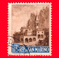 SAN MARINO - Usato - 1961 - Vedute Di San Marino - Mercato Coperto - 115 - Used Stamps