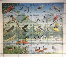 Malawi 1992 Birds Sheetlet MNH - Andere & Zonder Classificatie