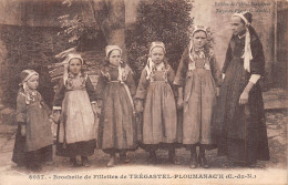 22-TREGASTEL PLOUMANACH FOLKLORE BROCHETTE DE FILLE-N°T5092-B/0297 - Trégastel