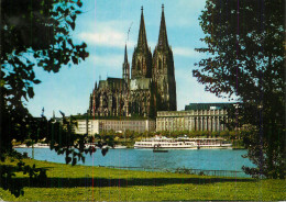 Navigation Sailing Vessels & Boats Themed Postcard Koln Am Rhein Cathedral 1986 Pleasure Cruise - Sailing Vessels