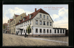 AK Ebersbach / Oberlausitz, Hotel Stadt Zittau Georg Hanke  - Zittau