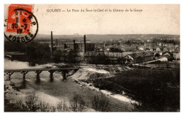 Golbey - Le Pont Du Saut-le-Cerf Et La Filature De La Gosse (Testart éditeur à Epinal) - Golbey