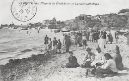 34)   CETTE  -  La Plage De La Corniche Et Du Lazaret Catholique - Sete (Cette)