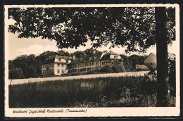 AK Rüdesheim / Rhein, Waldhotel Jagdschloss Niederwald  - Caccia