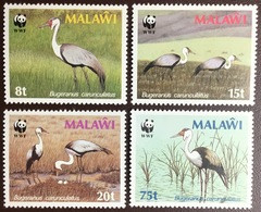 Malawi 1987 WWF Wattled Crane Birds MNH - Otros & Sin Clasificación