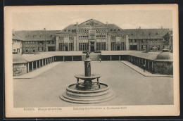 AK Essen, Margarethenhöhe Mit Schatzgräberbrunnen Und Consumanstalt  - Essen