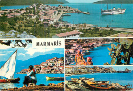 Navigation Sailing Vessels & Boats Themed Postcard Marmaris Windsurf - Sailing Vessels