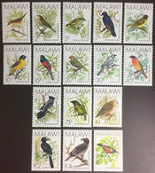 Malawi 1988 Birds Definitives Set MNH - Otros & Sin Clasificación