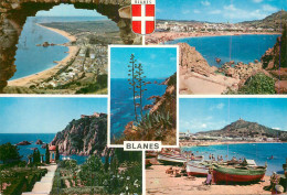 Navigation Sailing Vessels & Boats Themed Postcard Blanes Beach Lifeboat - Segelboote