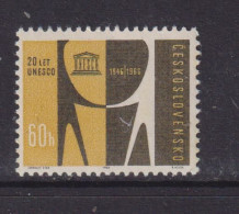 CZECHOSLOVAKIA  - 1966 UNESCO 60h Never Hinged Mint - Neufs
