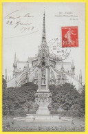 CPA PARIS - SQUARE Notre DAME 1908 - Ancienne Flêche - Notre Dame Von Paris