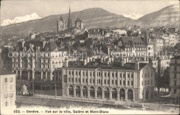 11969658 Geneve GE Vue Sur La Ville Saleve Et Mont Blanc Geneve - Sonstige & Ohne Zuordnung