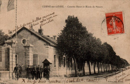 N°1502 W -cpa Cosnes Sur Loire -caserne Binot- - Casernes