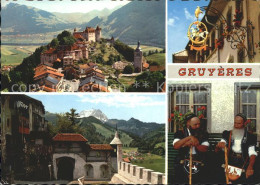 11968331 Gruyeres FR Tracht Burg  Gruyeres - Otros & Sin Clasificación