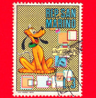 SAN MARINO - Usato - 1970 - Walt Disney (1901-66) - Cartoni - Comics - Pluto - 3 L. - Gebraucht