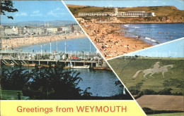 11966352 Weymouth Dorset Hafen Strand Teilansichten Fliegeraufnahme  - Autres & Non Classés