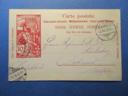 Helvetia - Suisse - Schweiz - Entier Postal - 1900 - Jubilé De L'union Universelle - Enteros Postales
