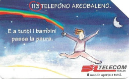 Italy: Telecom Italia - 113 Telefono Acrobaleno - Pubbliche Pubblicitarie