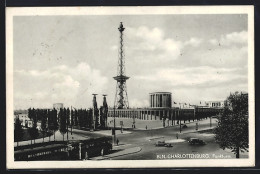 AK Berlin-Charlottenburg, Funkturm  - Charlottenburg