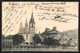 AK Bingen A. Rhein, Pfarrkirche Und Burg Klopp  - Bingen