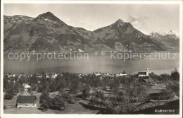 11963561 Beckenried Panorama Vierwaldstaettersee Alpenpanorama Beckenried - Autres & Non Classés