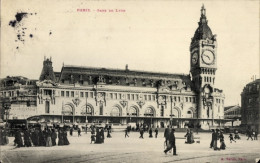 CPA Paris XII, Gare De Lyon - Trenes