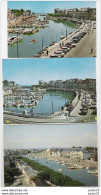 3 CP Le Pouliguen,le  Port, Bateaux, Voitures - Le Pouliguen