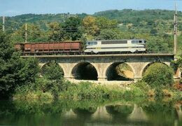 RU 0065 - Train - Loco BB 9509 Sur Le Pont De La Galure - SAINT-VALLIER - Drôme - SNCF - Sonstige & Ohne Zuordnung