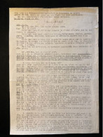 Tract Presse Clandestine Résistance Belge WWII WW2 'La Mort' Pour Ceux Qui échapperaient Par Hasard Au Réglement... - Documents