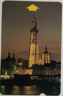 Estonia Bell Telephone Alcatel 250 Kr. Demo Card - Antwerp Cathedral , A - Estland