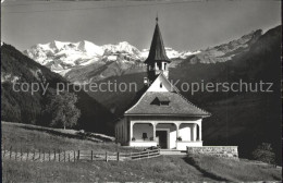 11960634 Kiental Kapelle Mit Bluemlisalp Berner Alpen Kiental - Autres & Non Classés