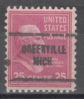 USA Precancel Vorausentwertungen Preo Locals Michigan, Greenville 704 - Precancels