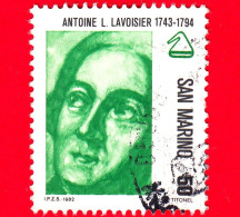 SAN MARINO - Usato - 1982 - Pionieri Della Scienza - 1ª Emissione - Antoine L. Lavoisier, Chimico - 50 L. - Gebraucht