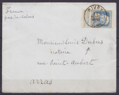 Env. Affr. N°76 Càd GIVRY /24 AOUT 1907 Pour Notaire Collectionneur Dubus à ARRAS (au Dos: Càd Arrivée) - 1905 Barbas Largas