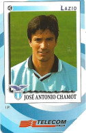 Italy: Telecom Italia - Panini, José Antonio Chamot, Lazio (18x3mm) - Public Advertising