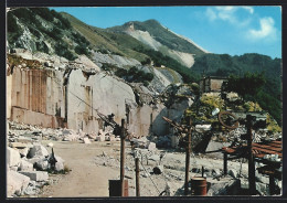 Cartolina Alpi Apuane, Ansicht Der Marmorbrüche  - Andere & Zonder Classificatie