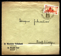 ST WENDEL SAAR - 1932 - LA VILLE A 600 ANS -  - Cartas & Documentos
