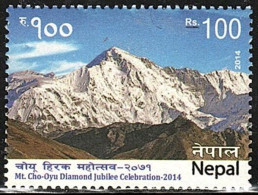 Nepal 2014 The 50th Anniversary Of The First Ascent Of Mountain Cho-Oyu Stamp 1v MNH - Népal