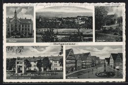 AK Hofgeismar, Rathaus, Schanzen, Kaserne, Marktplatz  - Hofgeismar