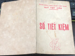 VIETNAM STATE BANK SAVINGS BOOK BEFORE 1984-1BOOK - Cheques & Traveler's Cheques